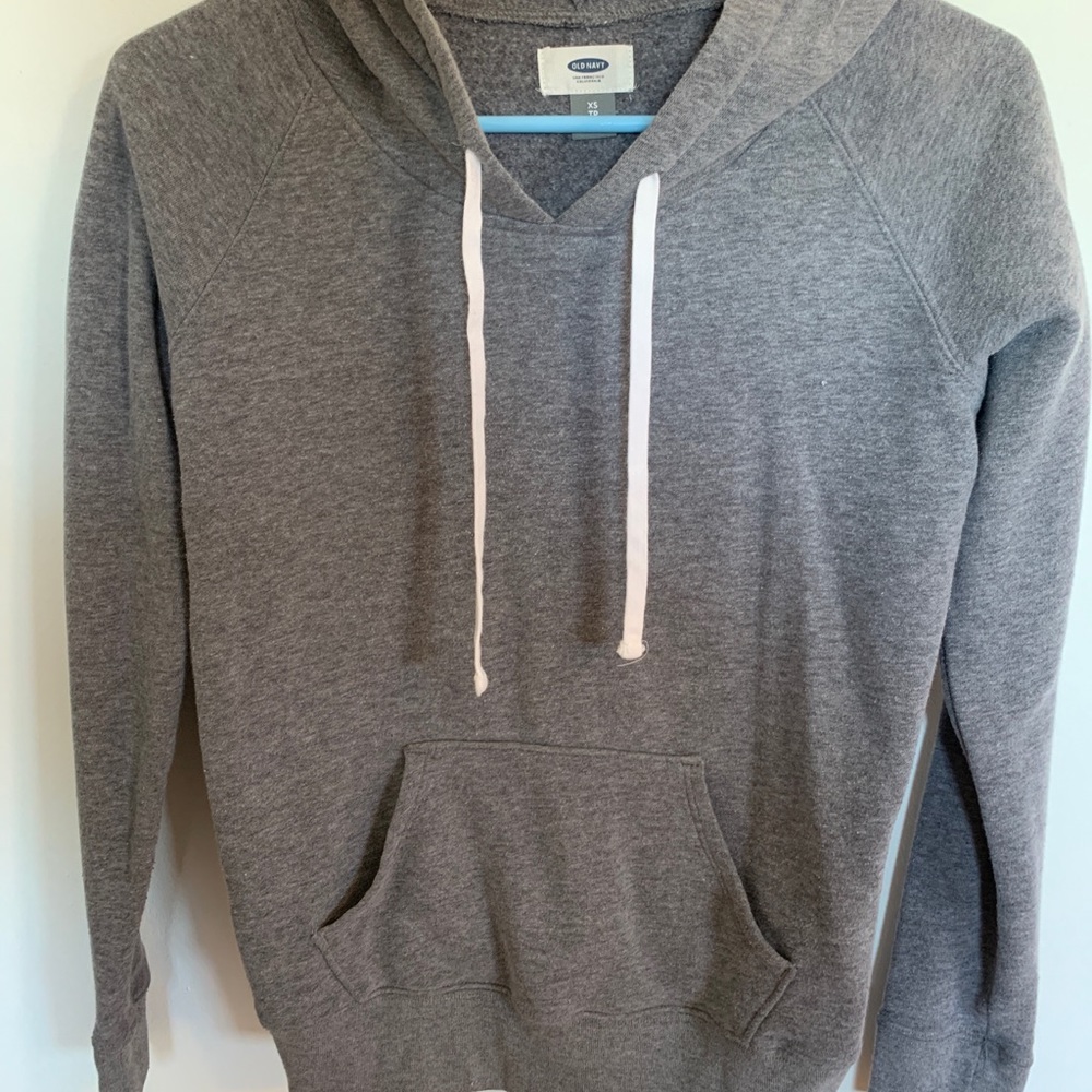 Old Navy Gray Pullover Hoodie